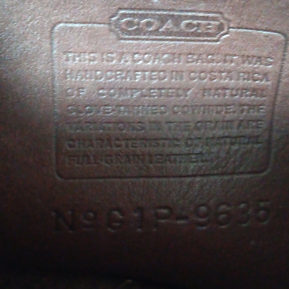 COACH Vintage RIDGFIELD *ORIGINAL* Brown Shoulder or Crossbody Bag - Picture 2 of 11